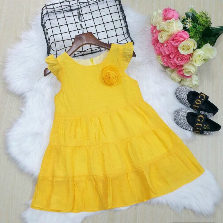 Đầm Đính Hoa Sát Nách BG - Ảnh 3