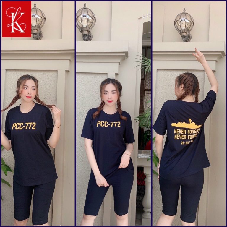 Bộ thun thái quần ôm lửng ngắn tay PCC - Ảnh 4
