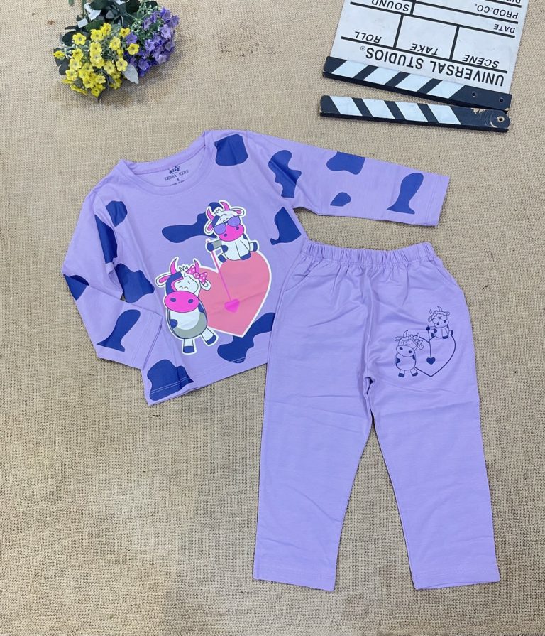 Bộ Thun Cotton QDTD BG Hình Bò Sữa-Lớn - Ảnh 5