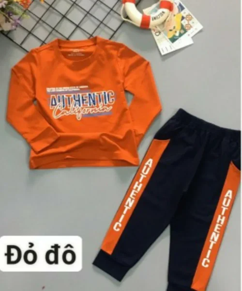 Bộ Thun quần dài tay dài Bé Trai Authentic 