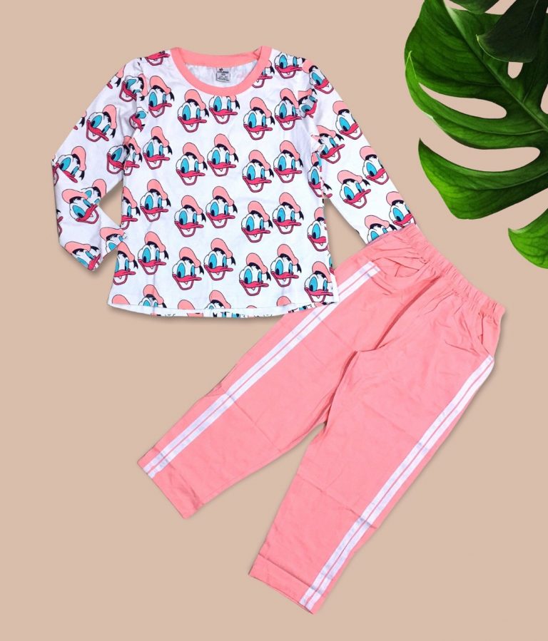Bộ dài tay bé gái hình vịt - nhỏ - Ảnh 4