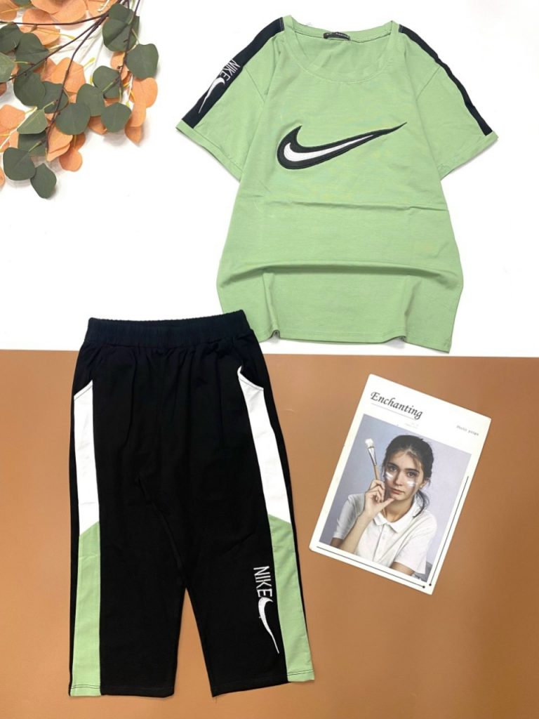 Bộ lửng thun thái nike - Ảnh 6