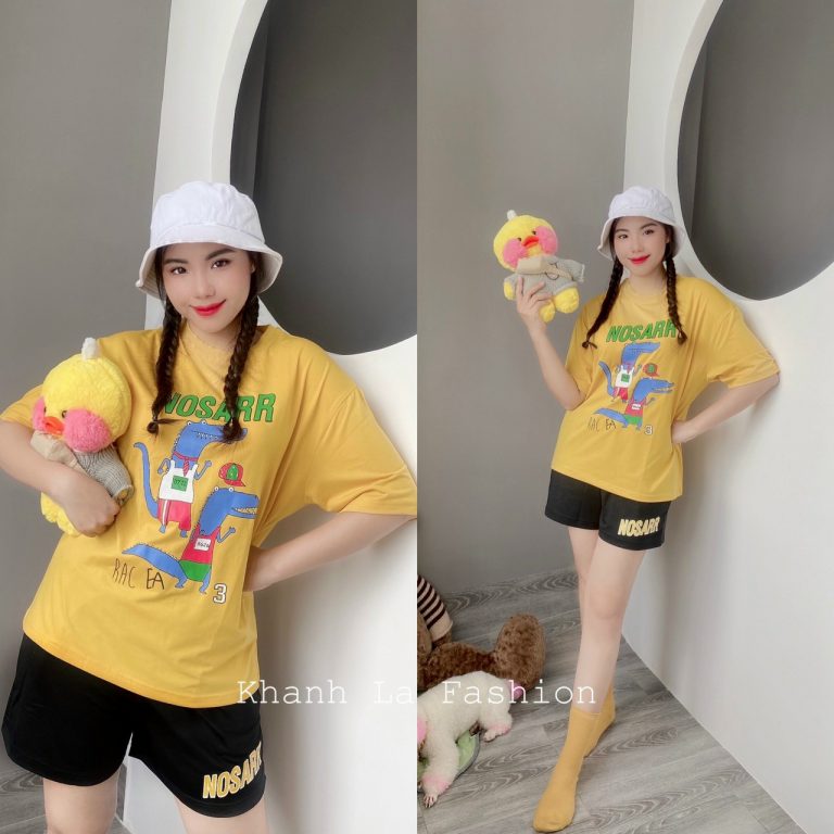 Đùi thun cotton khủng long in trước - Ảnh 5