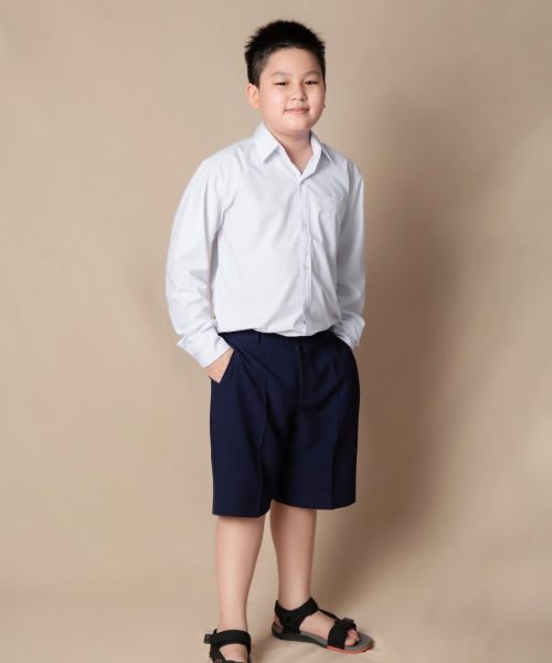 Quần đùi phối dây kéo cao cấp bé trai