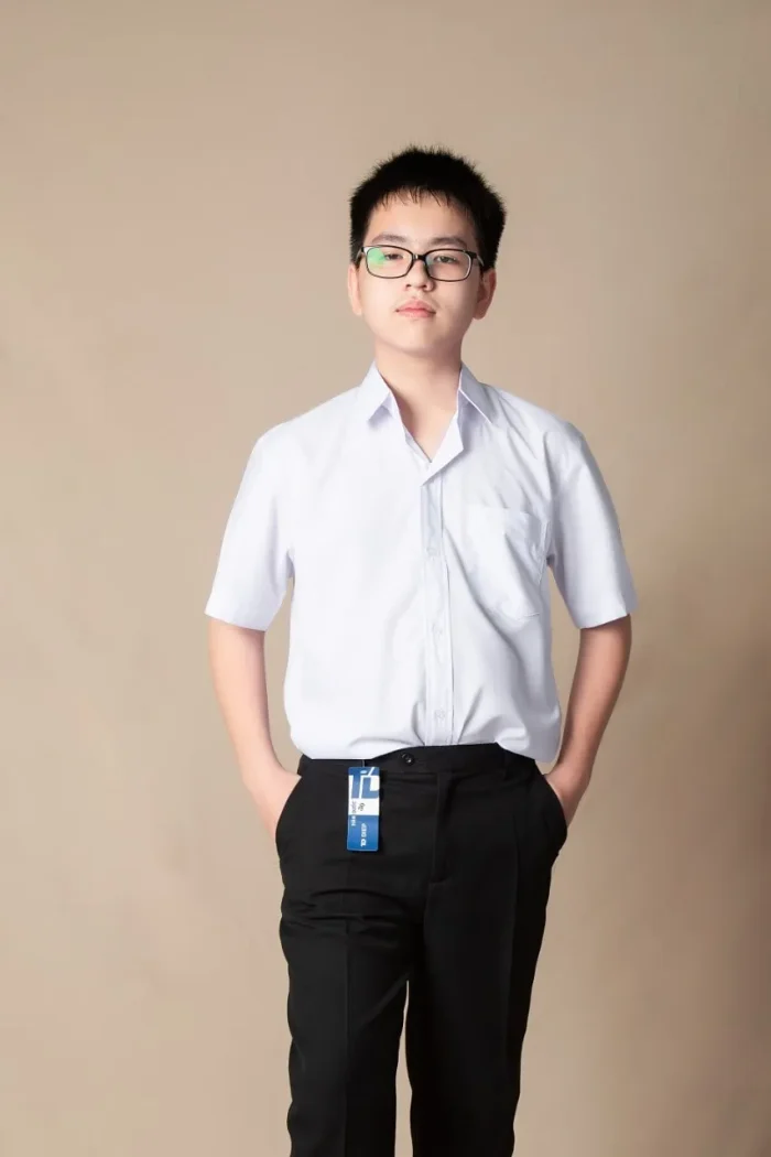 Đồng Phục Học Sinh Áo Sơ Mi Nam Ngắn Tay