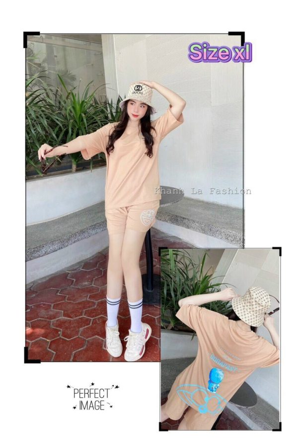 Bộ đùi thun Cotton Doraemon - Ảnh 4