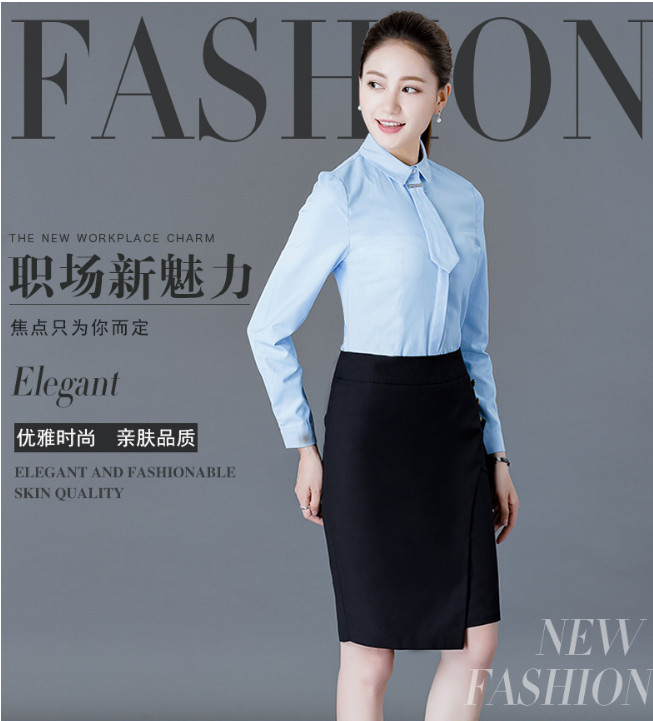 chân váy đen phối với áo sơ mi