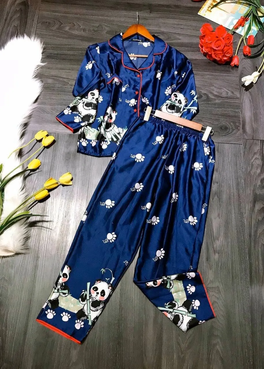 Đồ bộ mặc nhà chất liệu lụa satin