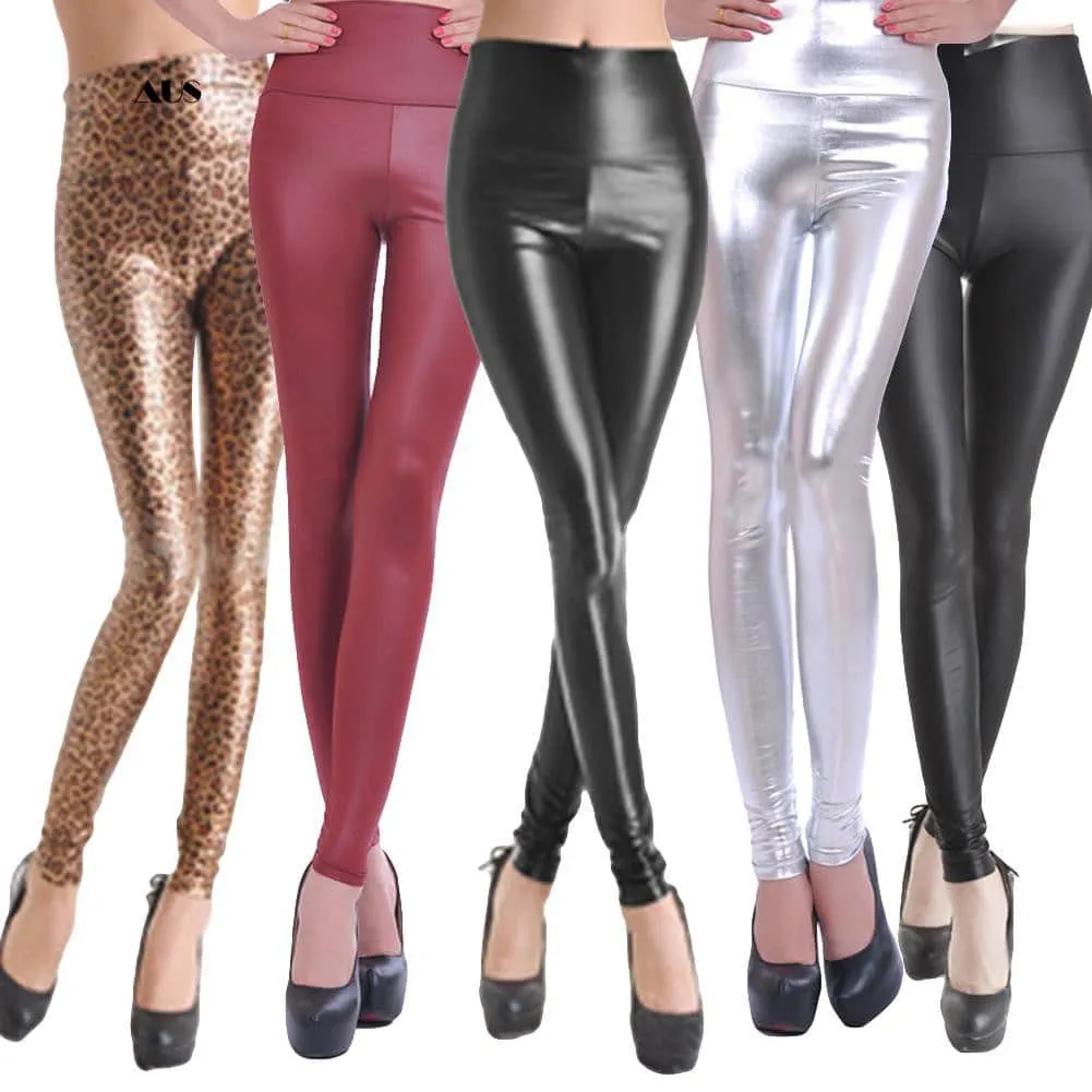 quần legging da bóng