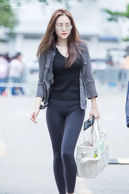 quần legging cho dáng người quả táo