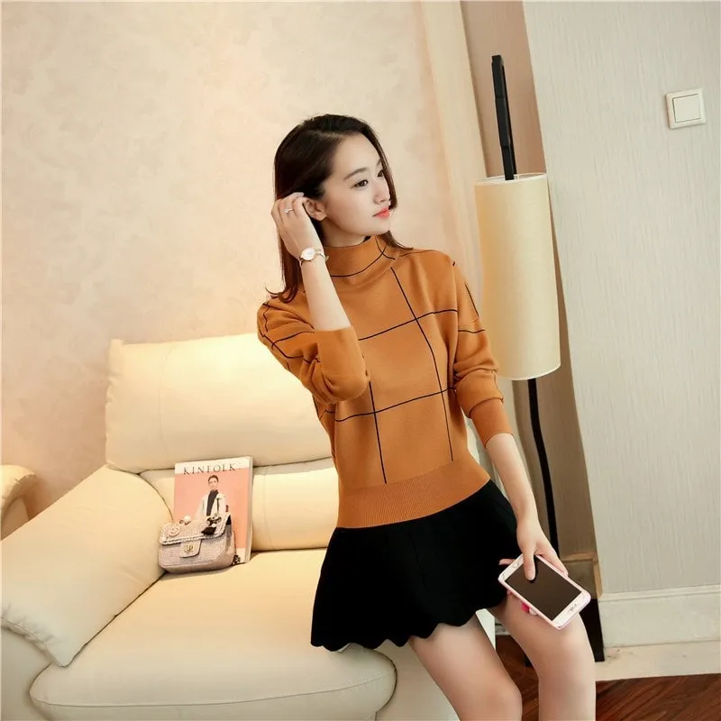 82026 mix đồ với chân váy xòe mùa đông và áo len
