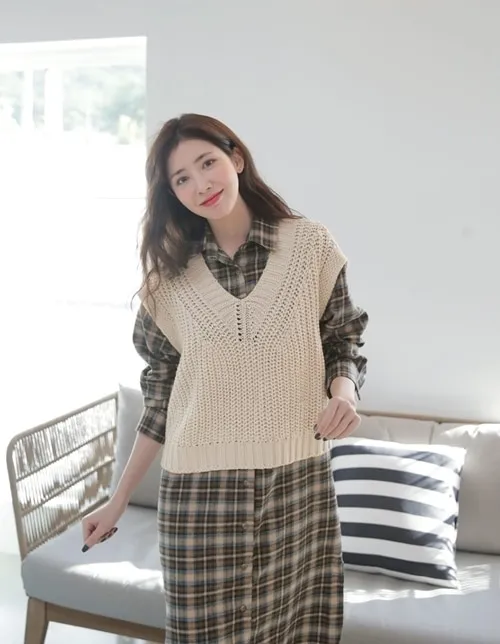 ao20len20ket20hop20ao20so20mi20nu20ao20len20ghi20le áo len kết hợp sơ mi nữ áo len ghi lê