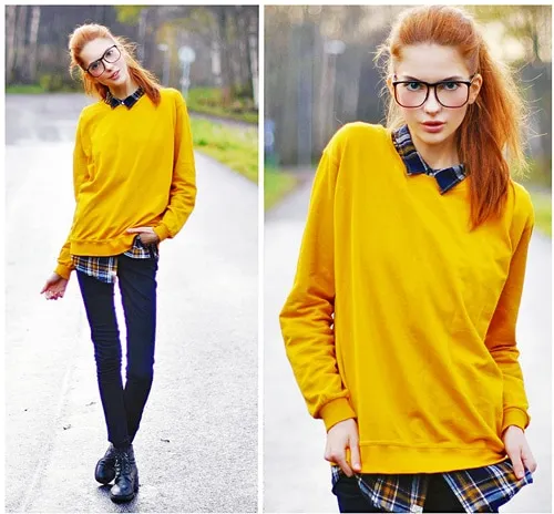áo sơ mi mặc cùng áo sweater là gì