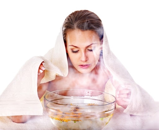 cách làm đẹp sau sinh tại nhà bằng xông hơi