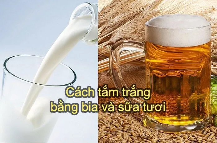 cach-tam-trang-bang-bia-va-sua-tuoi cách tắm trắng bằng bia và sữa tươi