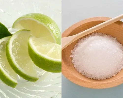 cách làm trắng răng bằng chanh và muối