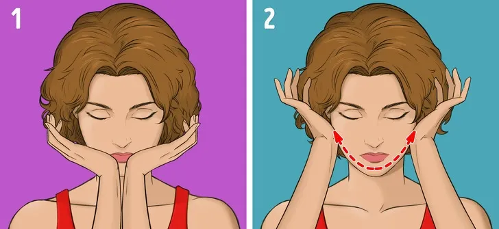 cách mát xa mặt thon gọn