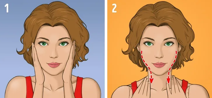 cách massage mặt thon gọn cơ bản