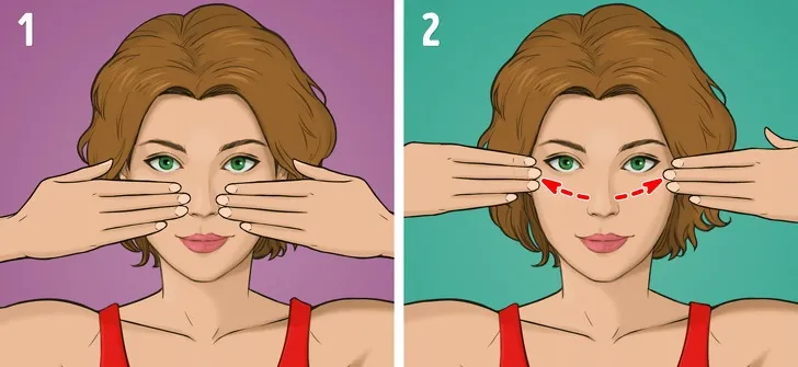 cách massage mặt thon gọn má