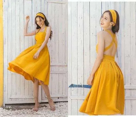 cach20te1baa1o20dang20voi20vay20dai20dung20nghieng cách tạo dáng với váy dài đứng nghiêng