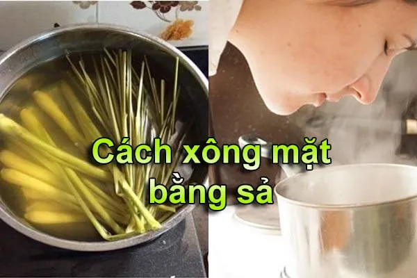 cách xông mặt bằng sả