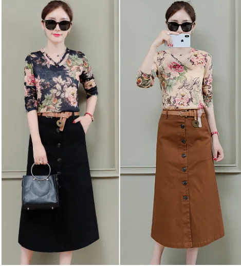 chân váy chữ a đẹp