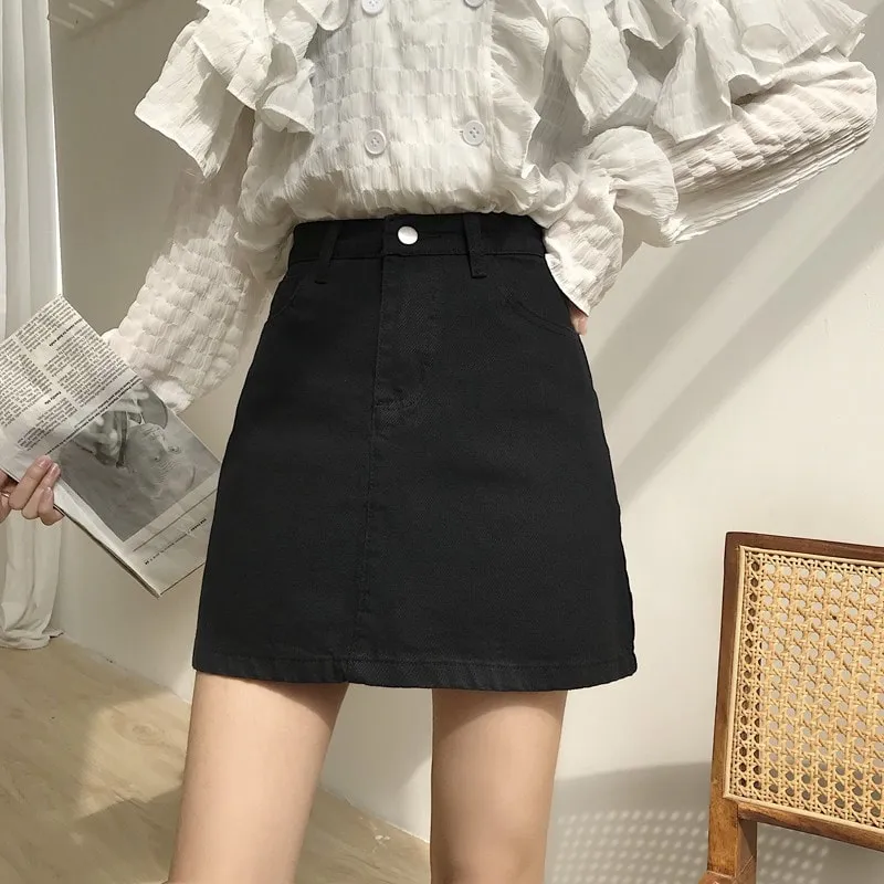 chân váy chữ a ngắn
