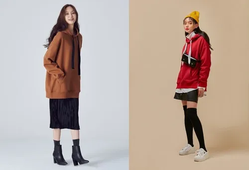 chan20vay20den20voi20ao20hoodie chân váy đen phối với áo hoodie