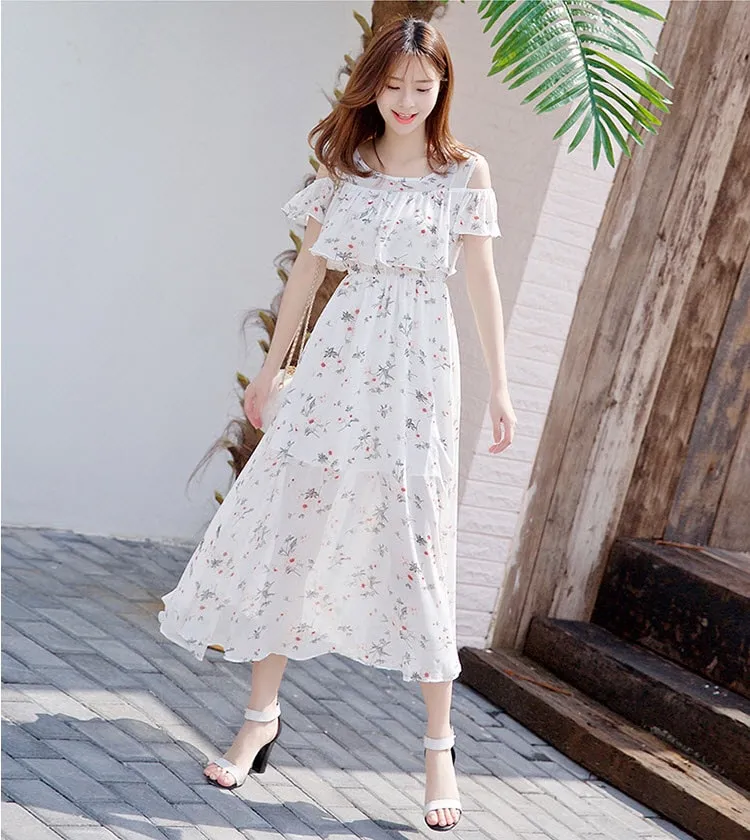 đầm voan đi đám cưới