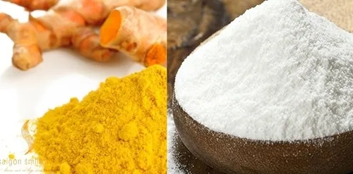 mặt nạ kết hợp cùng bột gạo