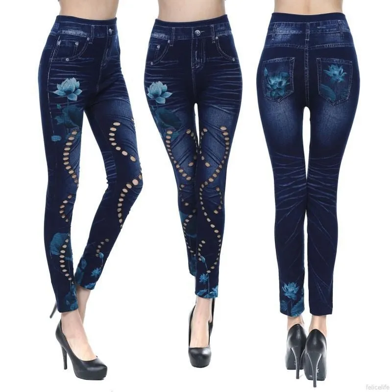 quần legging giả jeans
