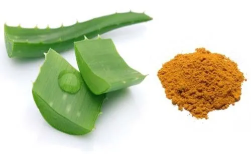 mặt nạ dưỡng da tinh bột nghệ và nha đam