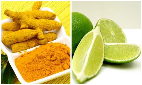 mặt nạ chanh và nghệ