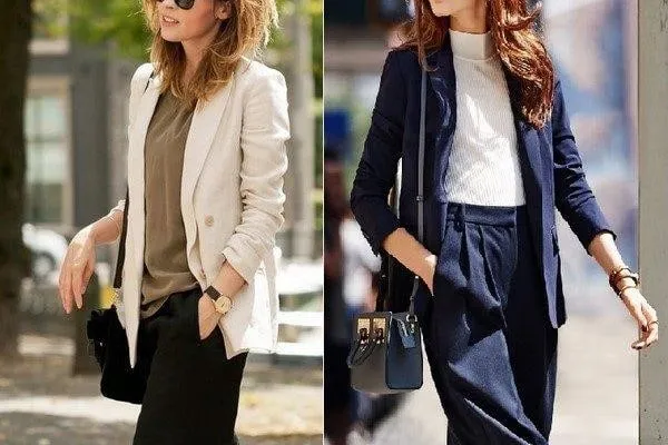 mix20quan20culottes20voi20ao20khoac20dang20dai mix quần culottes với áo khoác dáng dài