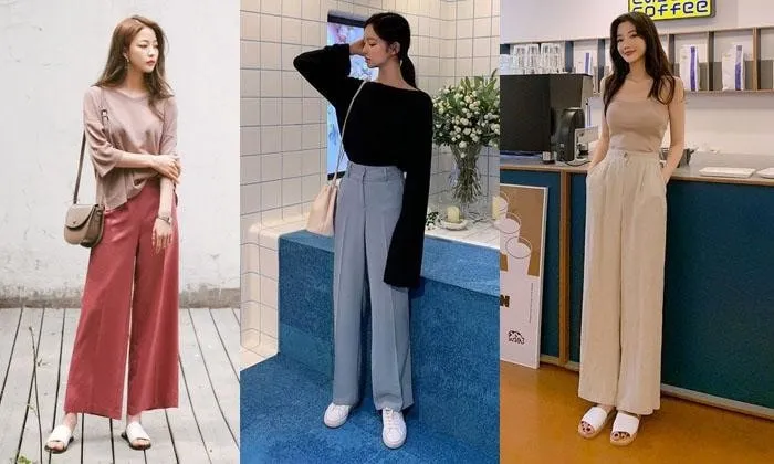 mix20quan20culottes20voi20ao20thun mix quần culottes với áo thun