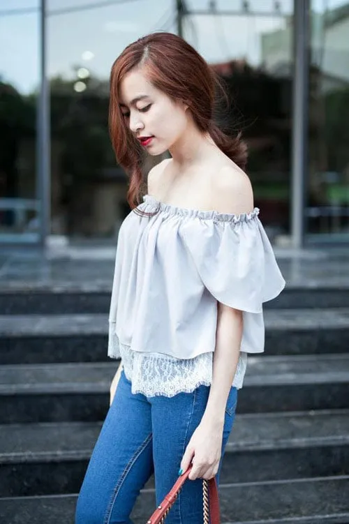 nhung20luu20y20khi20mac20ao20tre20vai những lưu ý khi mặc áo trễ vai