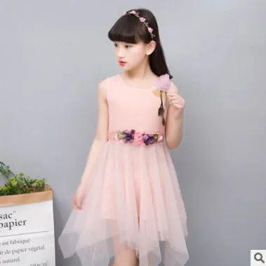 những mẫu quần áo đẹp cho bé gái đầm voan xòe