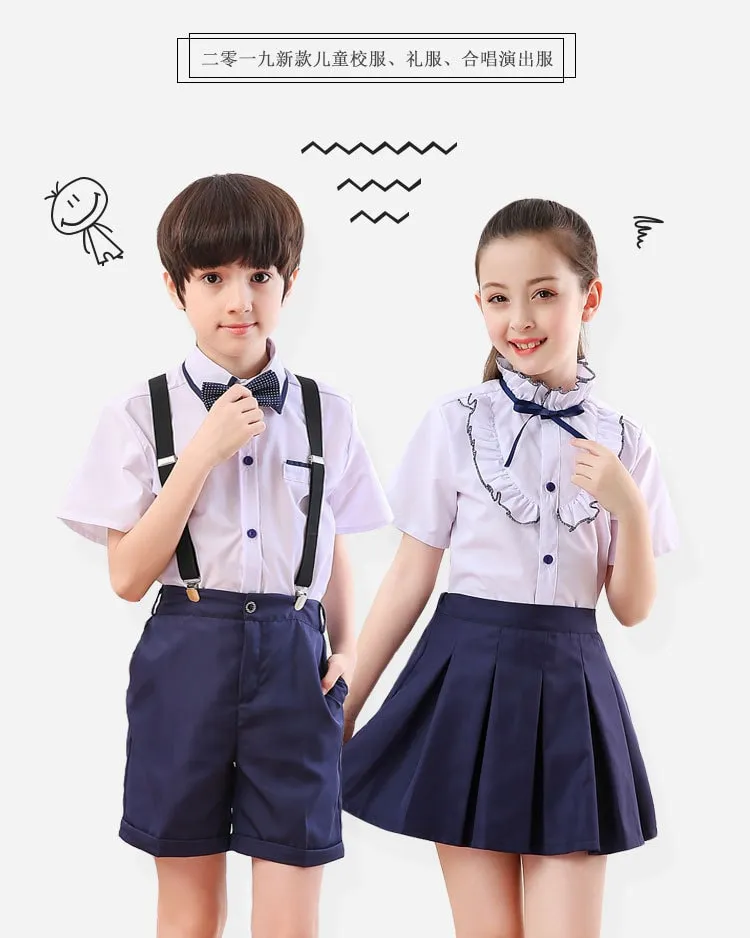 những mẫu quần áo đẹp cho bé gái đồng phục học sinh