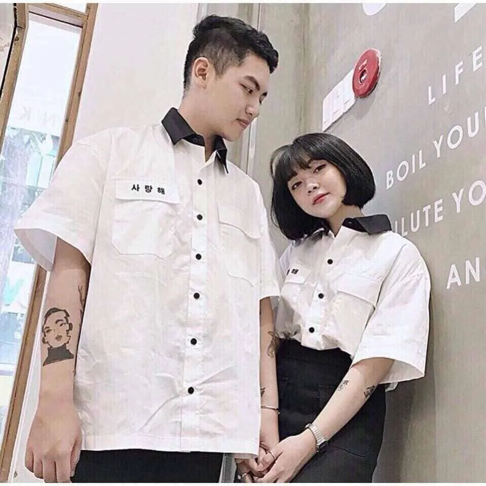 phong cách áo sơ mi unisex là gì