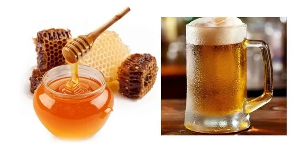 rửa mặt bằng mật ong và bia có tác dụng dưỡng da