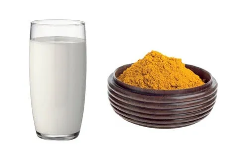 nghệ và sữa tươi không đường