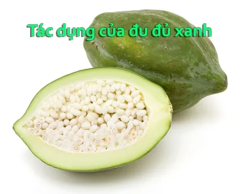 tác dụng của đu đủ xanh