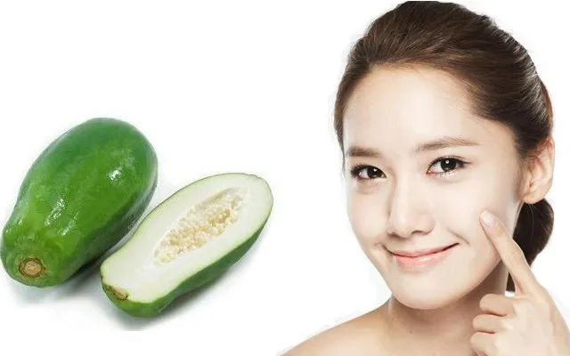 tác dụng của đu đủ xanh trong việc làm đẹp