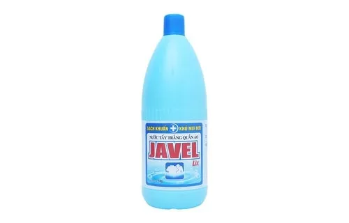 tẩy áo trắng bị ố vàng bằng javel