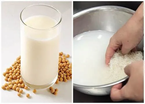 tẩy vết ố vàng trên áo trắng bằng nước vo gạo