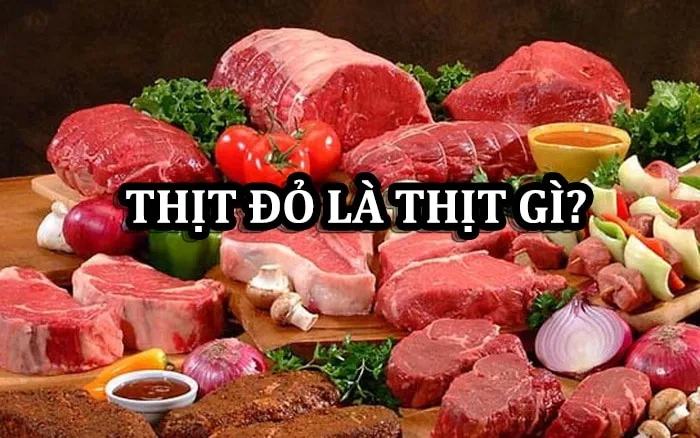 thịt đỏ là thịt gì