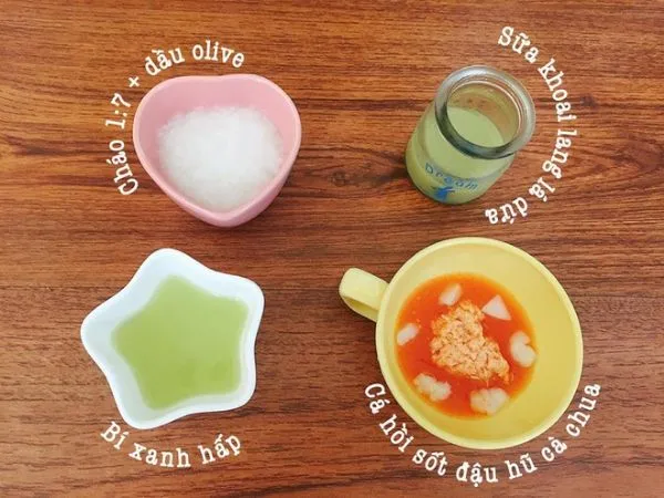 trẻ ăn dặm như thế nào là tốt và thực đơn ăn dặm gồm những gì