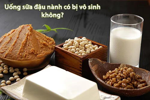 uống sữa đậu nành có bị vô sinh không