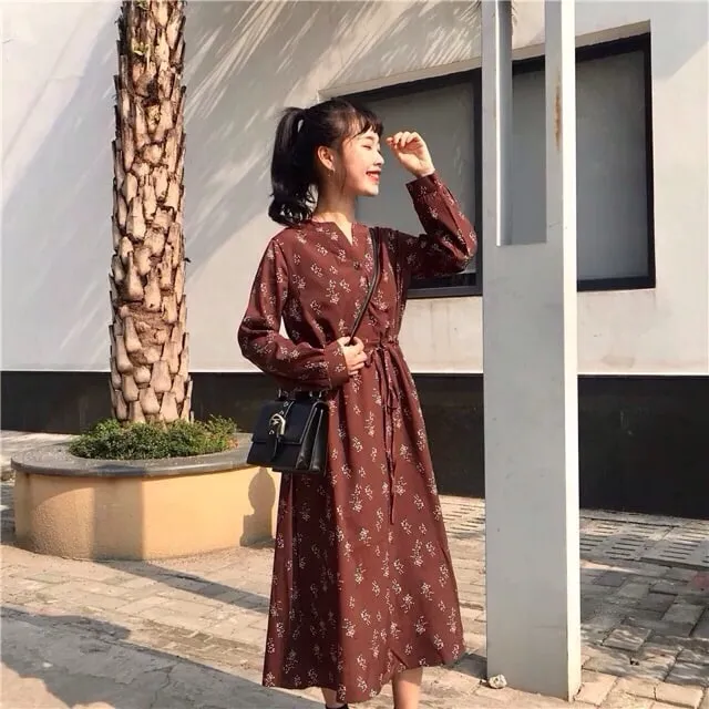 vay20hoa váy hoa vintage