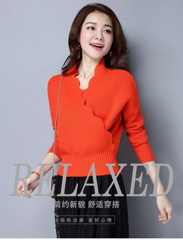 Áo len vạt chéo - Ảnh 6